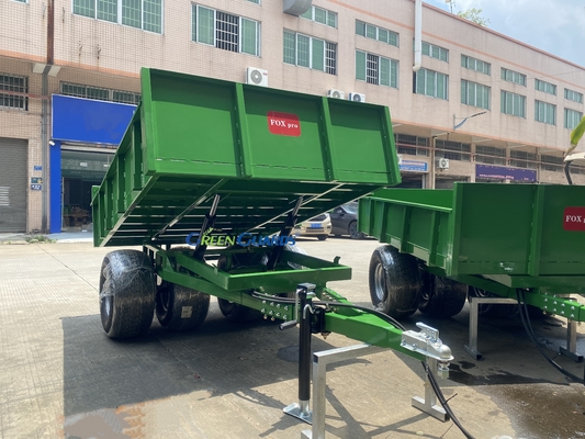 OEM 3-10 тонн гидравлический сельскохозяйственный самосвальный прицеп с приводом от вала отбора мощности, грузоподъемность 210*160*30 см, с комплектом шин