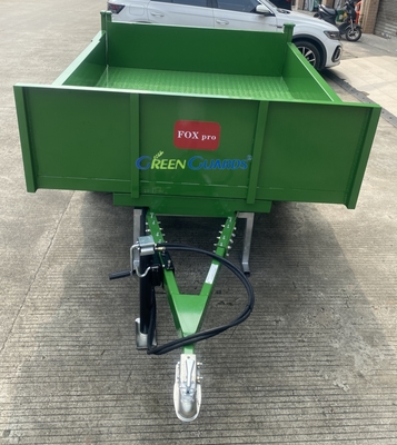 OEM 3-10 тонн гидравлический сельскохозяйственный самосвальный прицеп с приводом от вала отбора мощности, грузоподъемность 210*160*30 см, с комплектом шин